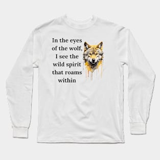 Gaze of the Untamed Long Sleeve T-Shirt